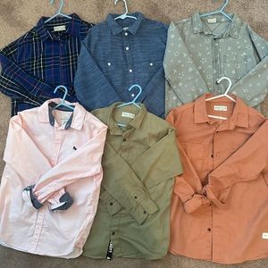 ZARA’s H&M boys 6 shirts long sleeves size 9-10 Christmas